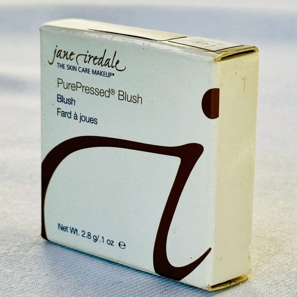 Jane Iredale PurePressed Blush Flushed 2.8g 0.1 oz NEW Sealed Discontinued